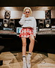 bluza bez kaptura damska Biała bluza bez kaptura z napisem SORRY I'M DIFFERENT 2