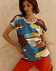 t-shirt damskie Bluzka z autorskim drukiem 1