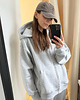 bluza z kapturem damska Bluza Restful grey z kapturem na zamek 2