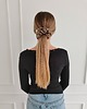 gumki do włosów Gumka jedwabna, scrunchie, sawanna MAXI 4