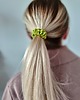 gumki do włosów Gumka jedwabna, scrunchie, gumka satynowa soczyste jabłko MINI 4