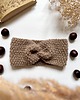 opaski do włosów Wełniana opaska twist boucle - beżowa 3