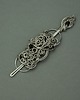 spinki i klamry do włosów Spinka do włosów i do szala ze szpilką ozdobna onyks spinel wire wrapping 1