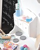 zabawki - inne Drewniana kuchenka retro dla dzieci - pastel 2