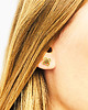 kolczyki pozłacane Złote kolczyki boho,  geometryczne sztyfty 1