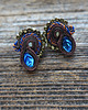 kolczyki soutache Kolczyki soutache Jesienny liść 4