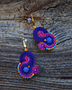 kolczyki soutache Małe i kolorowe kolczyki sutasz 5