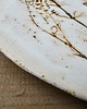 patery i talerze Ręcznie wykonany talerz ceramiczny z kwiatem 28cm 1