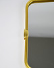 lustra stojące i wiszące Lustro w złotej ramie, lata 70 5