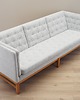 sofy i szezlongi Sofa dębowa, duński design, lata 70, produkcja: Erik J 5
