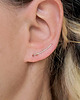 nausznice Kolczyk- nausznica  LINIA krótka srebro na małe ucho 2