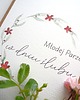 kartki scrapbooking Duża Kartka na ślub Czerwone Kwiaty 1