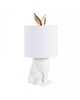lampy stołowe Lampa Stołowa Rabbit Biało Złota 45 cm 2