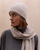 szale damskie Szalik Merino&cashmere jasny beż 2