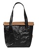 torby na ramię Torba Shopper czarna/beż skóra wegańska TP 2008 2