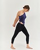 topy damskie Top do jogi ONE SHOULDER STRING Top - midnight blue xs/s 2