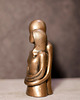 figurki i rzeźby Rzeźba z gipsu, Zakochani, oliwkowe złoto, wys. 11,5 cm 2