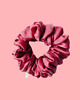 gumki do włosów Gumka jedwabna, scrunchie, frotka strawberry pink MIDI 2