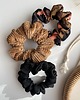gumki do włosów Sztruksowa gumka scrunchie Hazelnut 3