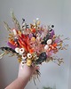 dodatki - różne Bukiet z suszonych kwiatów wielobarwny 2