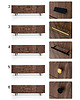 komody i szafki Komoda sideboard O-S08 4 pary drzwi 4