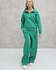komplety damskie Kissa wygodny komplet z rozpinaną bluzą Spring green 4