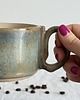 kubki Kubek Ceramiczny 250ml - Srebrny Turkus 1