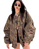 kurtki damskie Kurtka typu bomber oversize camo 4