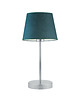 lampy stołowe Chromowana lampka nocna  z welurowym abażurem SIENA VELUR 8