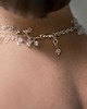 chokery STELLA - srebrny choker z kryształową kroplą 4