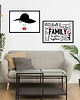 plakaty Plakat FAMILY napisy do salonu 2