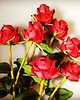 dodatki - różne Czerwona róża sztuczna jak żywa 1