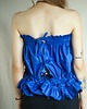 topy damskie Niebieski top bez ramiączek Electric Blue 2