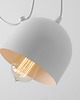lampy wiszące Lampa wisząca pająk długie kable  Popo 2 klosze - biała 4