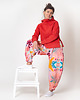 bluza z kapturem damska Bluza z kapturem - Cranberry 2
