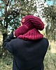 czapki i kapelusze męskie Męska czapka MERINO Neverland Bordo + podszewka JEDWAB 4