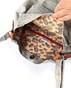 torby na ramię torba - light grey&camel&peach- 2