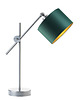 lampy stołowe Czarna lampka nocna do czytania w stylu glamour MALI GOLD 3