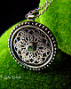 wisiory Naszyjnik Mandala - Topaz Swiss Blue Srebro 2