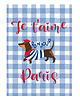 plakaty Plakat Jamnik w Paryżu 2