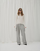 spodnie materiałowe damskie Spodnie Strong light grey 1