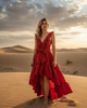 sukienki maxi damskie Sukienka czerwona Malaga 2