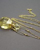 wisiory Sekretnik /quartz lemon/ naszyjnik 3