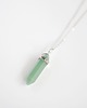 wisiory Aventurine Point Necklace in Silver 2
