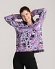 bluza bez kaptura damska Bluza z kwiatowym drukiem 1
