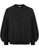bluza bez kaptura damska Bawełniana bluza Enjoyable black boucle 2