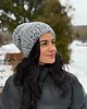 czapki damskie Kolorowa duża czapka beanie z wełną i alpaką 2