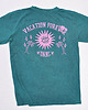 t-shirt damskie Tshirt Black Teal Vacation Forever 8