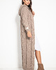 kardigany damskie Maxi Kardigan F1080 mocca 2