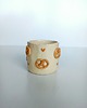 kubki Ceramiczny ręcznie robiony kubek w precelki 1